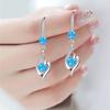 New Style Earrings Female High Grade Feeling with Simple Earrings Long High-grade Temperament Ear Hook