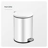 Stainless Steel Garbage Bin Household Foot Pedal Rubbish Storage Basket Kitchen Bathroom Large Capacity Trash Can