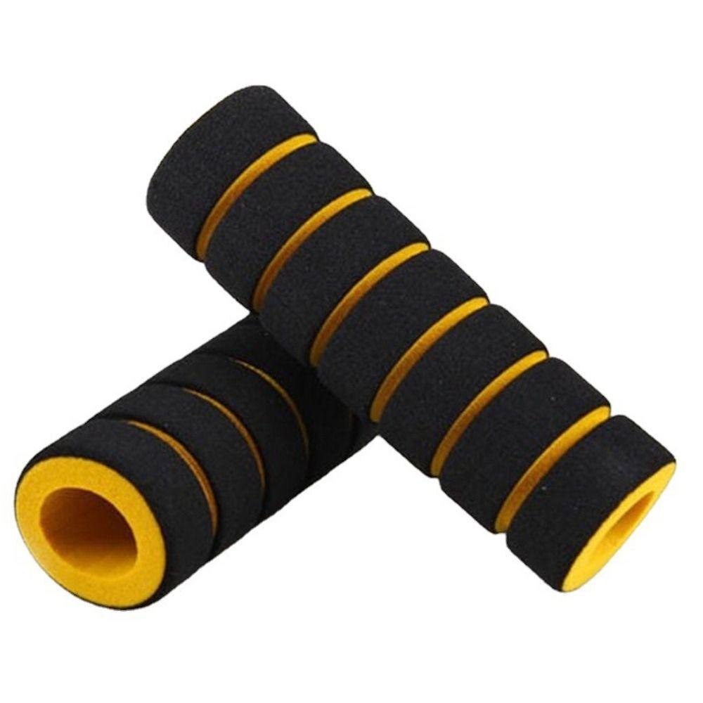 

Anti-slip Bicycle Handlebar Grips Universal Bike Sponge Foam Grips Cover Bike Part жёлтый