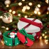 Christmas Decoration Storage Basket With Dust Cover Holiday Gift Box Cotton Rope Woven Snacks Small Gift Storage Basket