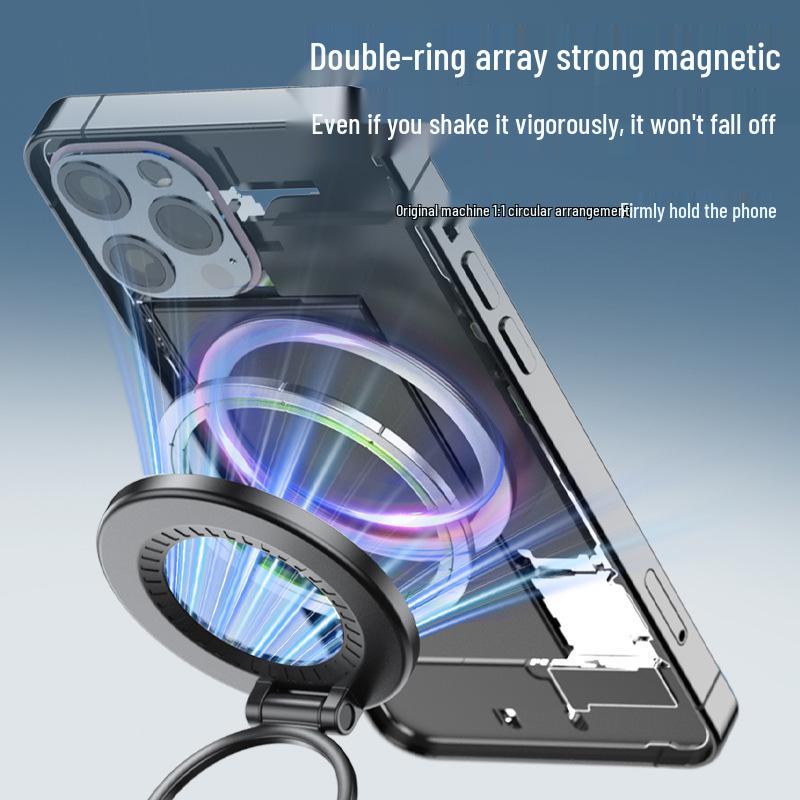2026 Metal Magnetic Car Phone Holder with Suction Cup for Dashboard Navigation