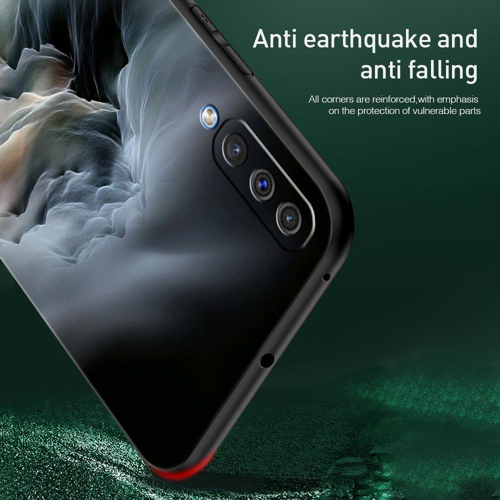 Black Mountain Peak Phone Case for Samsung Galaxy A56 A36 A26 A16 A34 A24 A42 A22 A20 A12 A40 A30 A10 5G Soft TPU Cover Shell