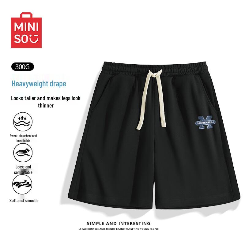 MINISO Мужские летние повседневные шорты прямого кроя L