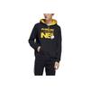 Neo Letter Print Casual Hoodie Unisex Tops Black HD7096