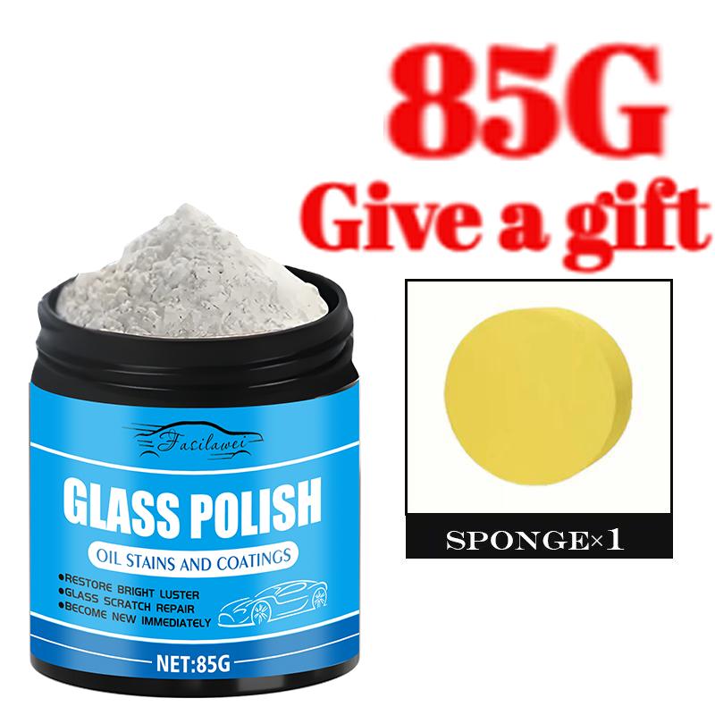 

High-quality 85g glass polishing powder, repairs minor scratches on glass, improves glass clarity, suitable for home and automot