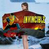Animation I-Invincible Big Microfiber Beach Towels Quick Dry Towel Sand Beach Towels Pool Towel for Travel Swim Pool Yoga