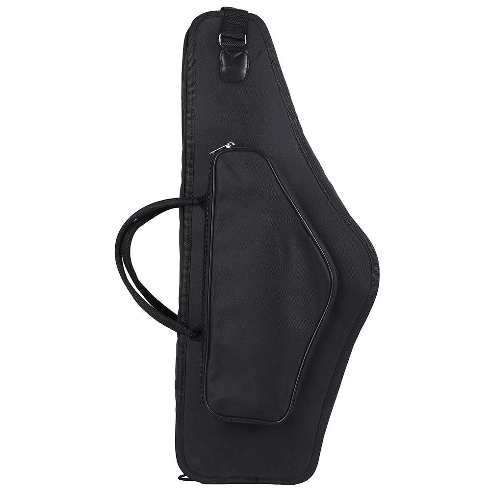 Universal Alto Saxophone Waterproof Oxford Cloth Bag Case Backpack Handbag with Double Shoulders Elegant and Durable Black