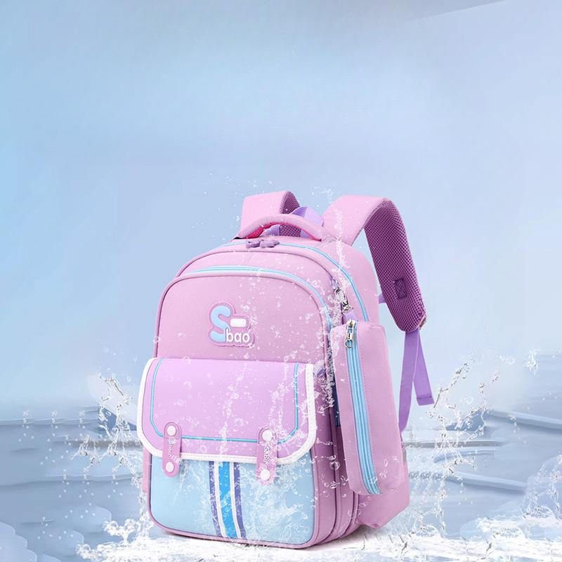 Children's Backpack Girls Large Capacity Schoolbag Girls Lightweight Burden Reduction and Spine Protection Small Backpack