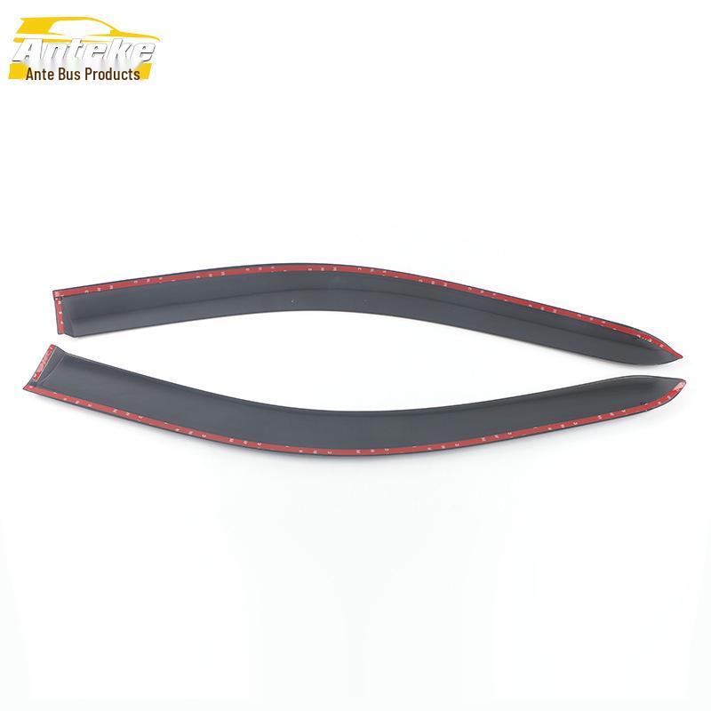Maxus 13 G10 Plastic Rain Guards with Bright Strips - Exterior Trim Accessories