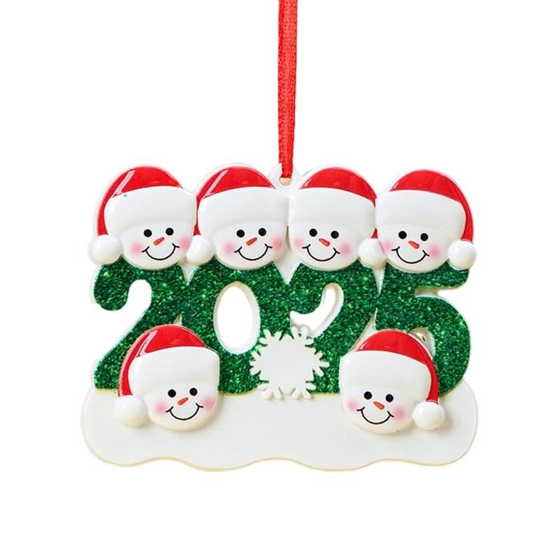 Customizable Christmas Tree Hanging Decoration Kids Activity Resin Ornament For Home Holiday