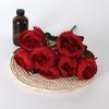 7 Heads Artificial Peony Bouquet Core-spun Simulation Flowers New Fake Flower  Gifts