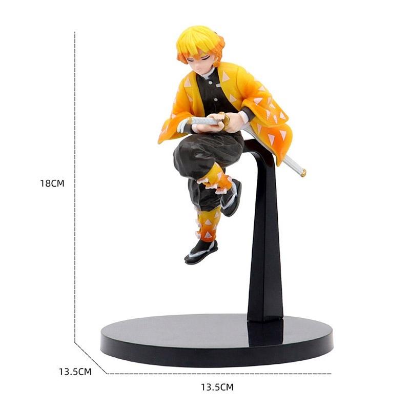Anime Demon Slayer Kamado Tanjirou Zenitsu Figuur Speelgoed Kimetsu no Yaiba Nezuko Kamado Uzui Tengen PVC Figuur Model Poppen Cadeaus
