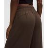 Lululemon Becalm Mid Rise Wide Leg Pant Walnut Crunch