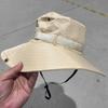 Women Garden Wide Brim Sun Hat Hiking Cap Neck Flap Cover Bucket Hat