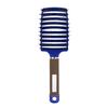 Scalp Massage Comb Bristle Nylon Rubber Handle Vent Detangle Brush for Curly Hair Women & Men Hairdressing Tools