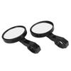 UTV Side Rearview Mirrors Round Black Aluminum Alloy Adjustable Replacement for Polaris RZR 900 XP 1000 1.75in Clamps