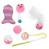 12 Pcs Cat Toy Cat Teaser Christmas Cloth