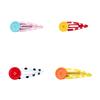 Decorative Button Snap Hair Clip with Oversized Contrasting Dot Accent for Holding Bangs and Stray Hair, 1 Piece