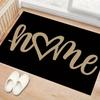 1 love doormat for entrance door, bathroom, living room, home decoration, spring decoration
