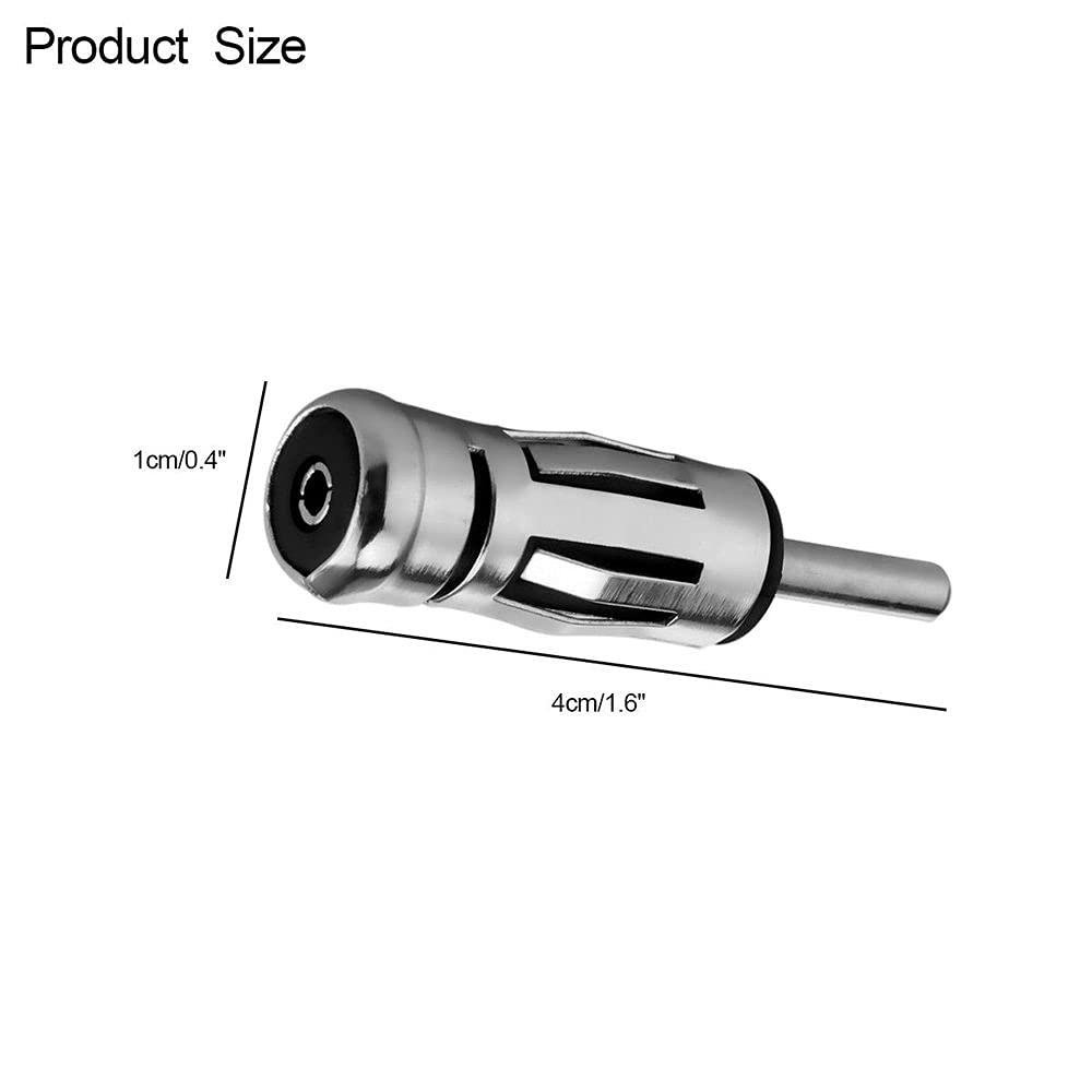 1 ISO-DIN Antenna Adapter - Car Audio Plug Conversion Connector