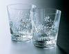 Bohemian Glass Hand-Cut Whiskey Glasses, Set of 2, 20A24/SV704/260-2