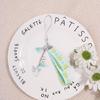 Fashionable Printed Ribbon Keychain Bag Ornament Portable Key Chain Bag Dangler