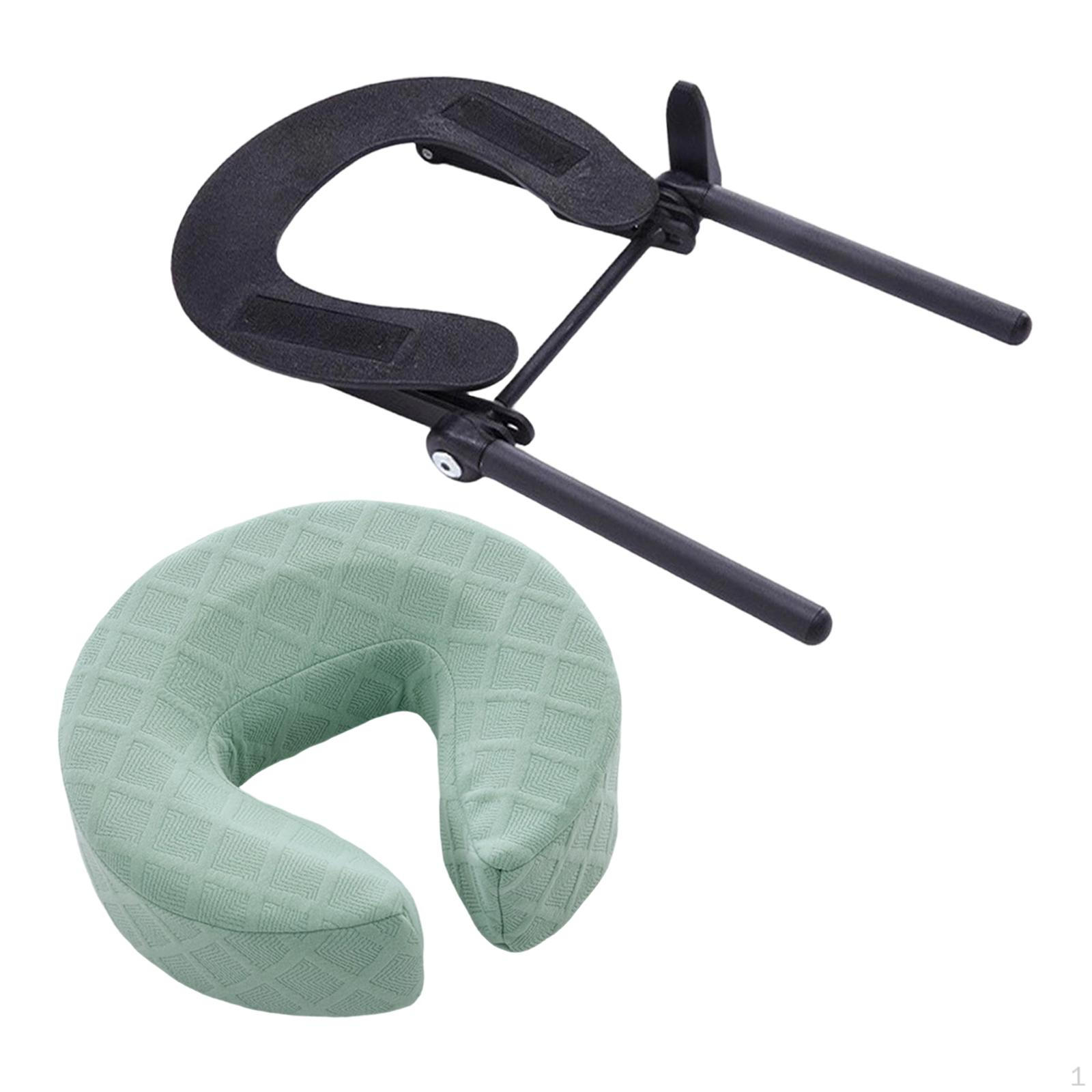 

Bed Headrest, Multifunctional Cushion, Reusable And Comfortable Face Support for Office Home Green