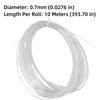 10pcs Nylon Material Tennis Racket String 0.7mm Gauge Nylon Tennis String  Badminton Training