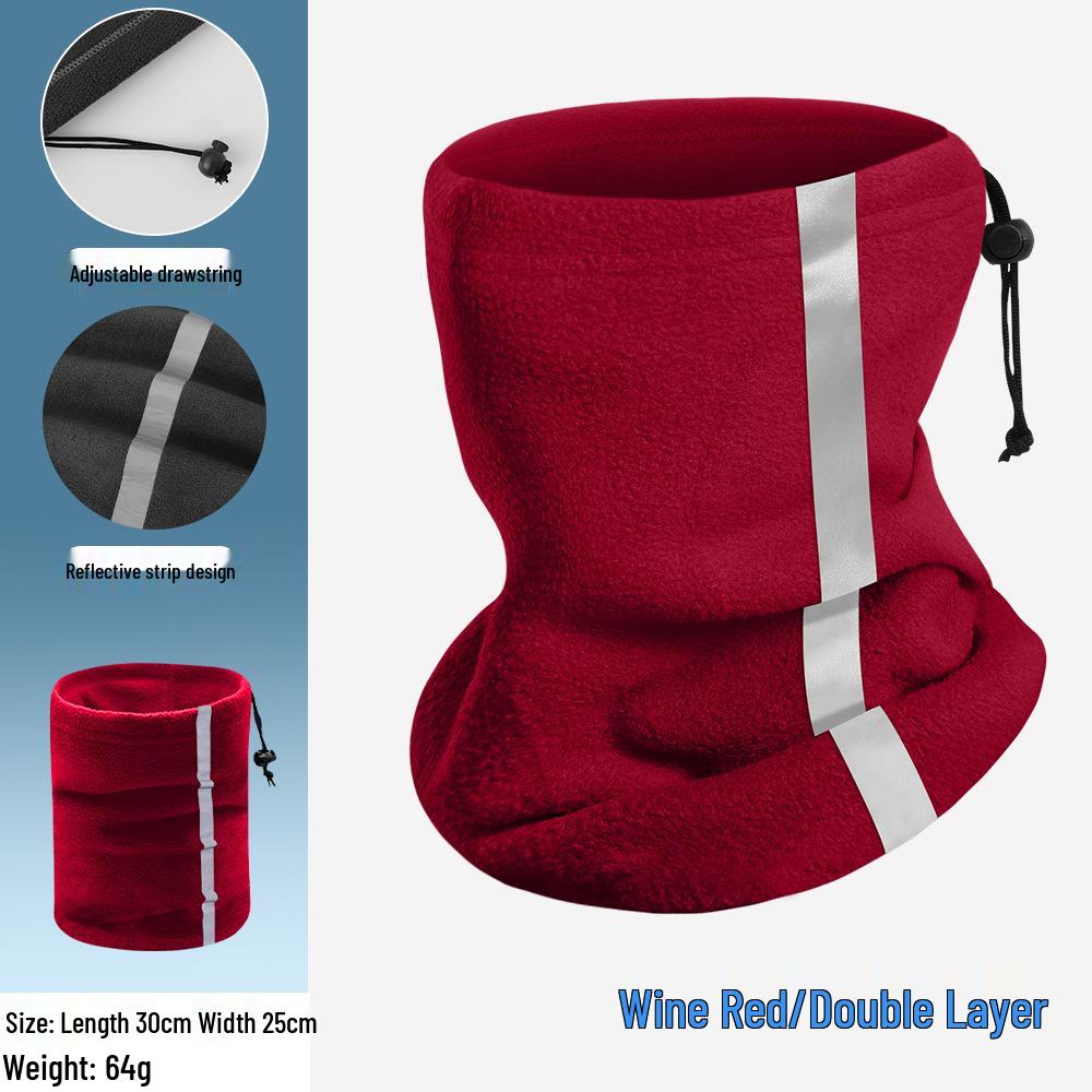Adjustable Multifunctional Neck Warmer: Windproof Skiing & Cycling Gaiter for Autumn & Winter