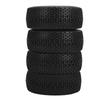 4PCS Remote Control Car Tires Stable Grip Strong Cushioning Uneven Texture Thickening Universal for 1 8 RC Car Red