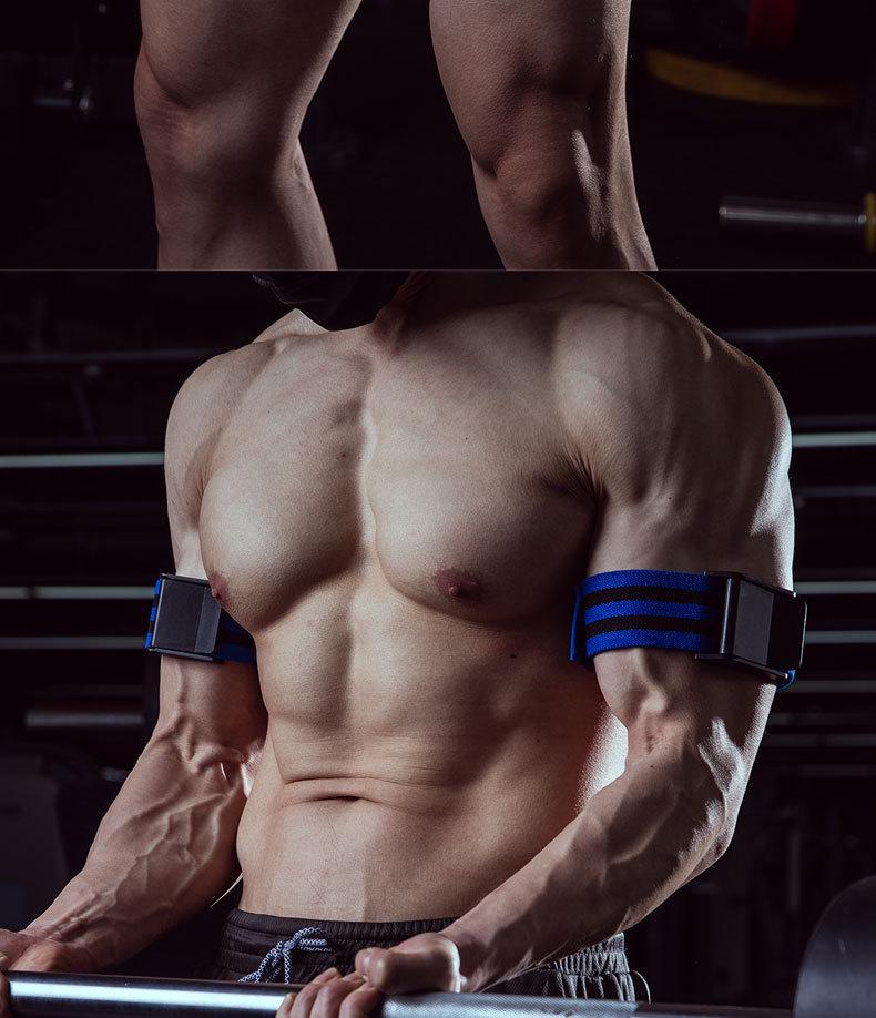 Fasce per la Restrizione del Flusso Sanguigno: Fasce Elastiche a Compressione per Braccia e Gambe per l'Allenamento