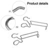 Cable Management Photovoltaic Hook Clip Robust Anti-fall Mechanism Efficient Photovoltaic Installation Tool 30mm