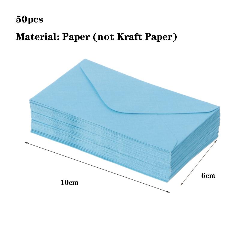 50ks/šarže Černá Bílá Červená Obálky z kraftového papíru Obálky Vintage evropského stylu pro pozvánky na vizitky