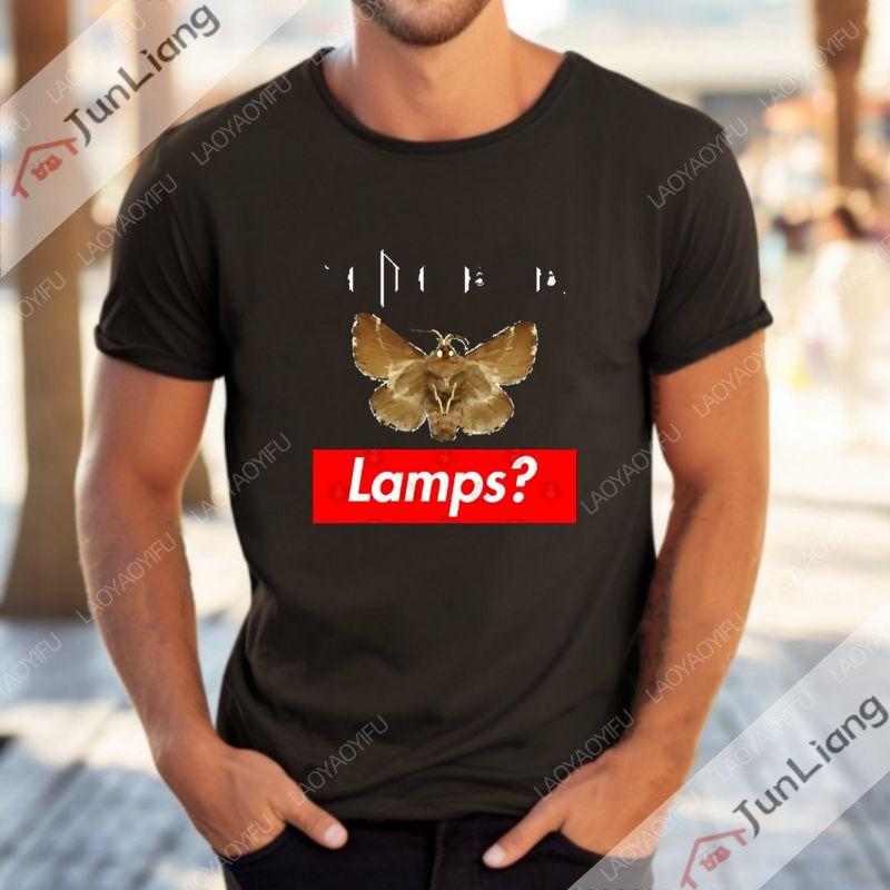Do You Have A Desk Lamp Moth Funny Meme Tshirt Street Fashion Trend Shortsleeved Roundneck Menswomens Retro Tshirt