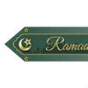 Eid Mubarak Table Runner Moon Mosque Star Ramadan Runners for Dresser