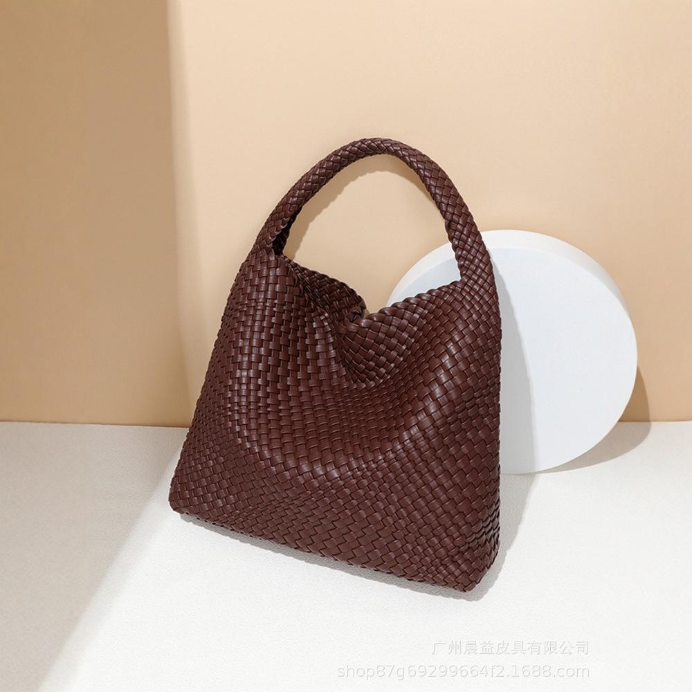 Handbag Large Capacity Tote Bag 2025 New Vegetable Basket Gift Woven Bag Hand Carry Casual Versatile Underarm