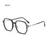 Korean Oversized Anti Radiation Eyeglasses for Women/Men Metal Frame Eyeglass Anti Blue Light Eyewear gafas de lectura