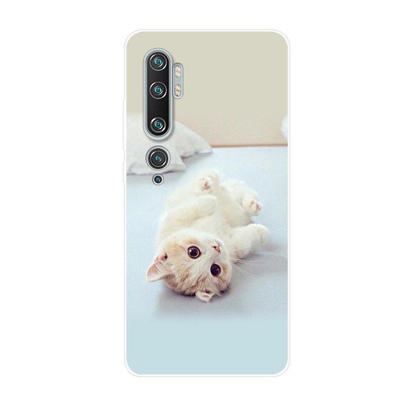 For Xiaomi Mi Note 10 Case Soft Silicone Back Cover Phone Case on For Xiaomi Redmi Note 10 Pro Coque For Xiomi Mi Note10 Pro