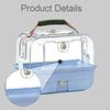 Carrier Parrot Cage Durability Pet Supplies Portable, with Handle for Cockatiel Lovebirds, Parrot,