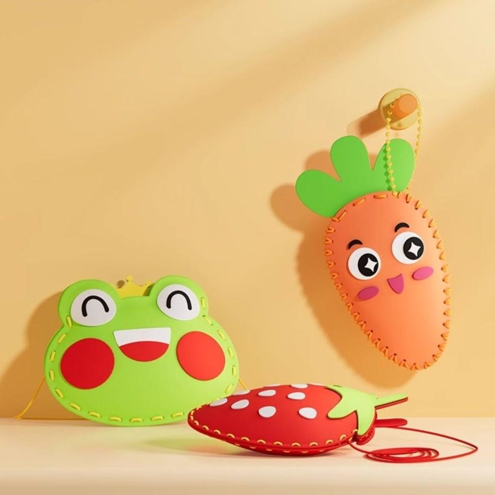 5Pcs EVA Beginner Sewing Set Handmade Kids Art Toys Creative DIY Sewing Kit  for Kids
