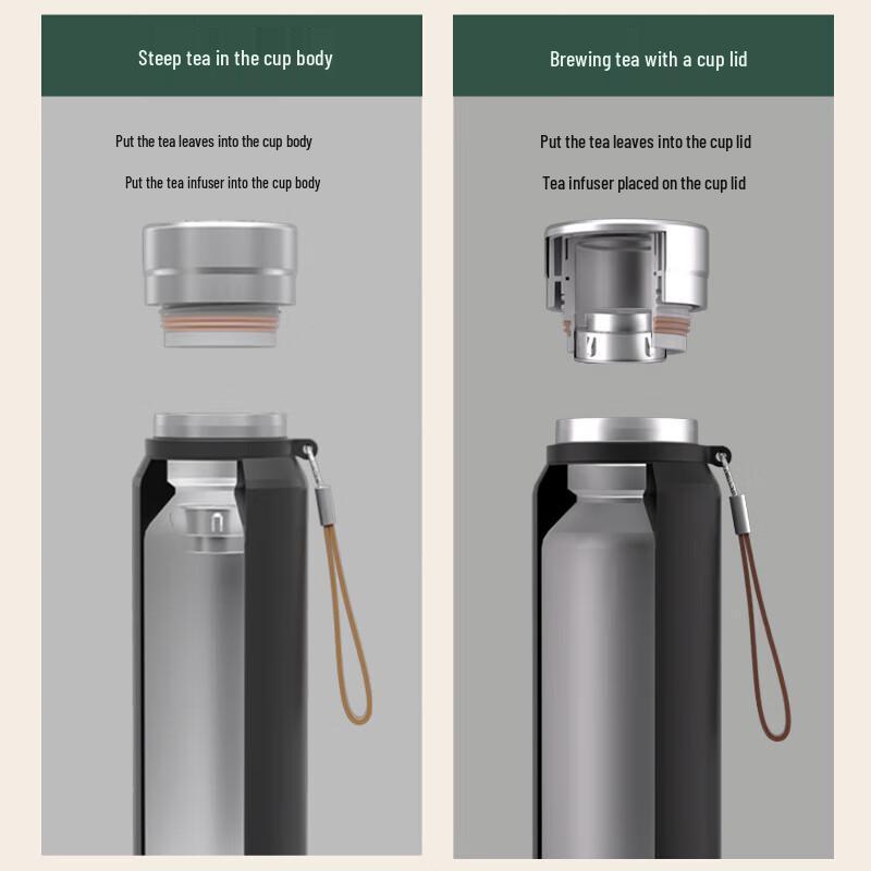 Fuguang 316 Stainless Steel Insulated Mug with Tea Infuser
