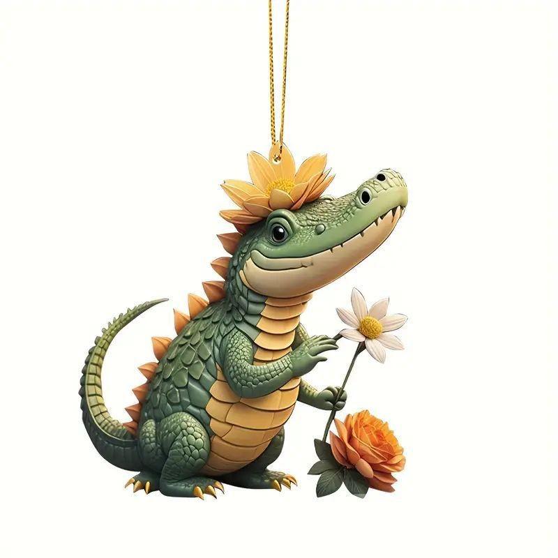 

Vibrant Acrylic Christmas Dragon Car Ornament For Festive Holiday Decor And Home Styling StyleA