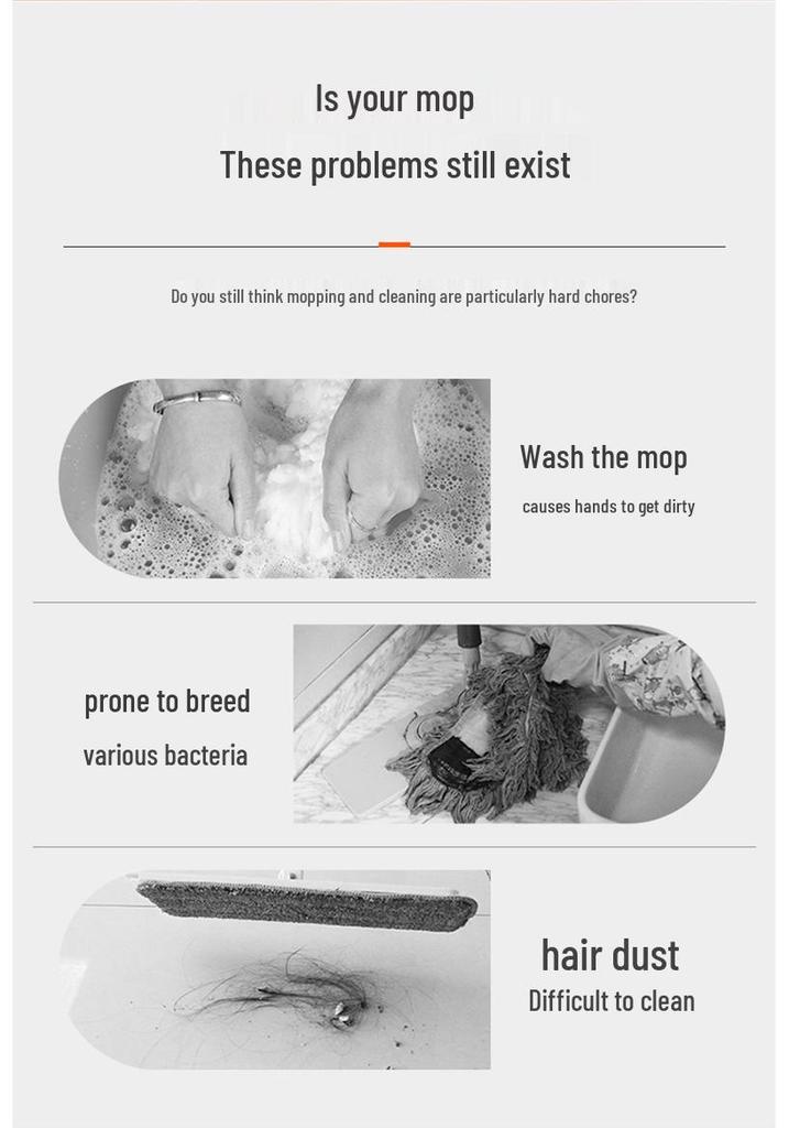 One-Step Dual-Use Spray Mop: Wet & Dry, No-Wring, Easy-Clean for Home