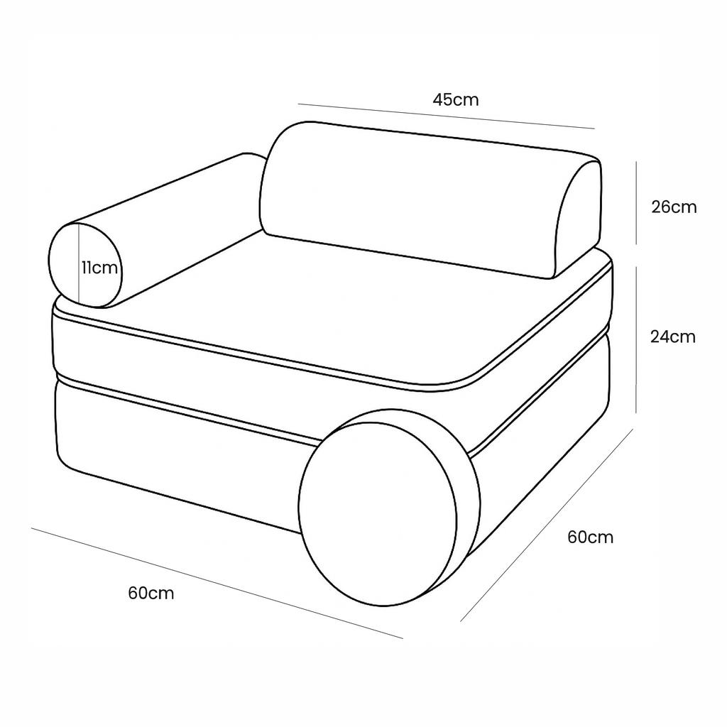 Modular Armchair for Children - Bearly