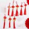 Rote chinesische Knoten Quasten Ornamente Dekoration Hängen 8 Arten Home Glück Anhänger Geschenke Design Heißer Verkauf Glück Neues Festival