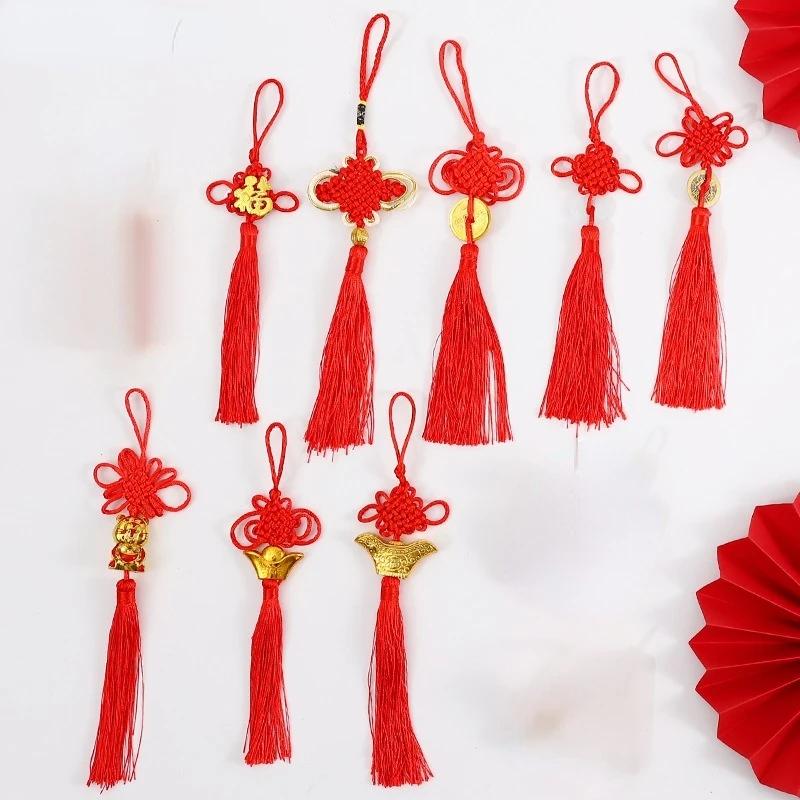 Nod roșu chinezesc Ciucuri Ornamente Decorație Agățat 8 stiluri Acasă pandantiv norocos Cadouri Design Vânzare caldă Fericire Nou Festival