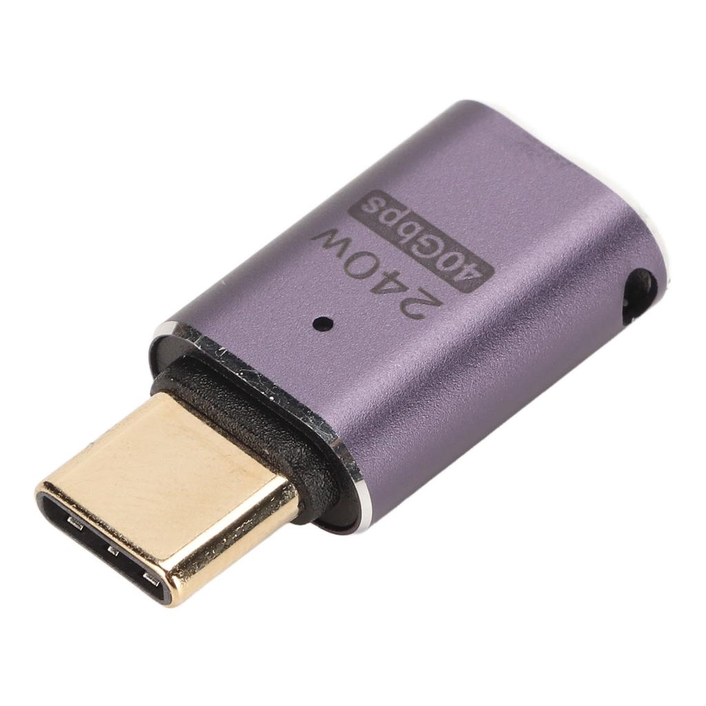 Type C Adapter USB4.0 HD 8K 40Gbps PD240W Fast Charging Aluminum Shell Portable Type C To Type C