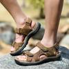 2024 Men's Open-Toe Casual Beach Sandals - Large Sizes Available
