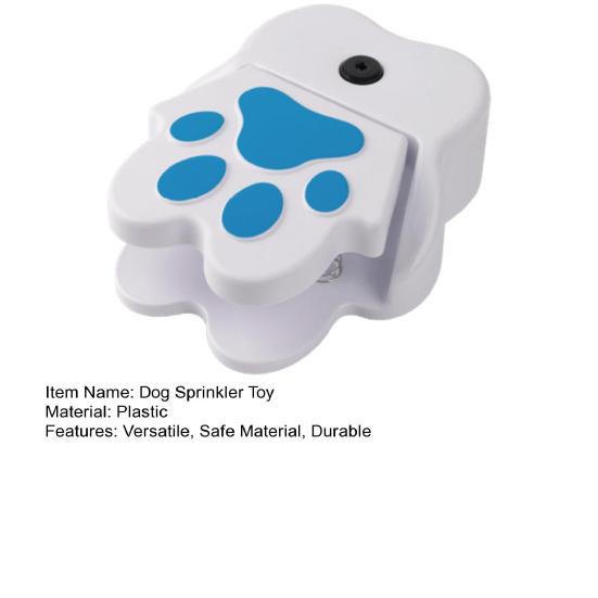 Dog Water Fountain Interactive Pet Sprinkler Toy Claw Pedal Water Dispenser Dog Drinking Station for Outdoor Play