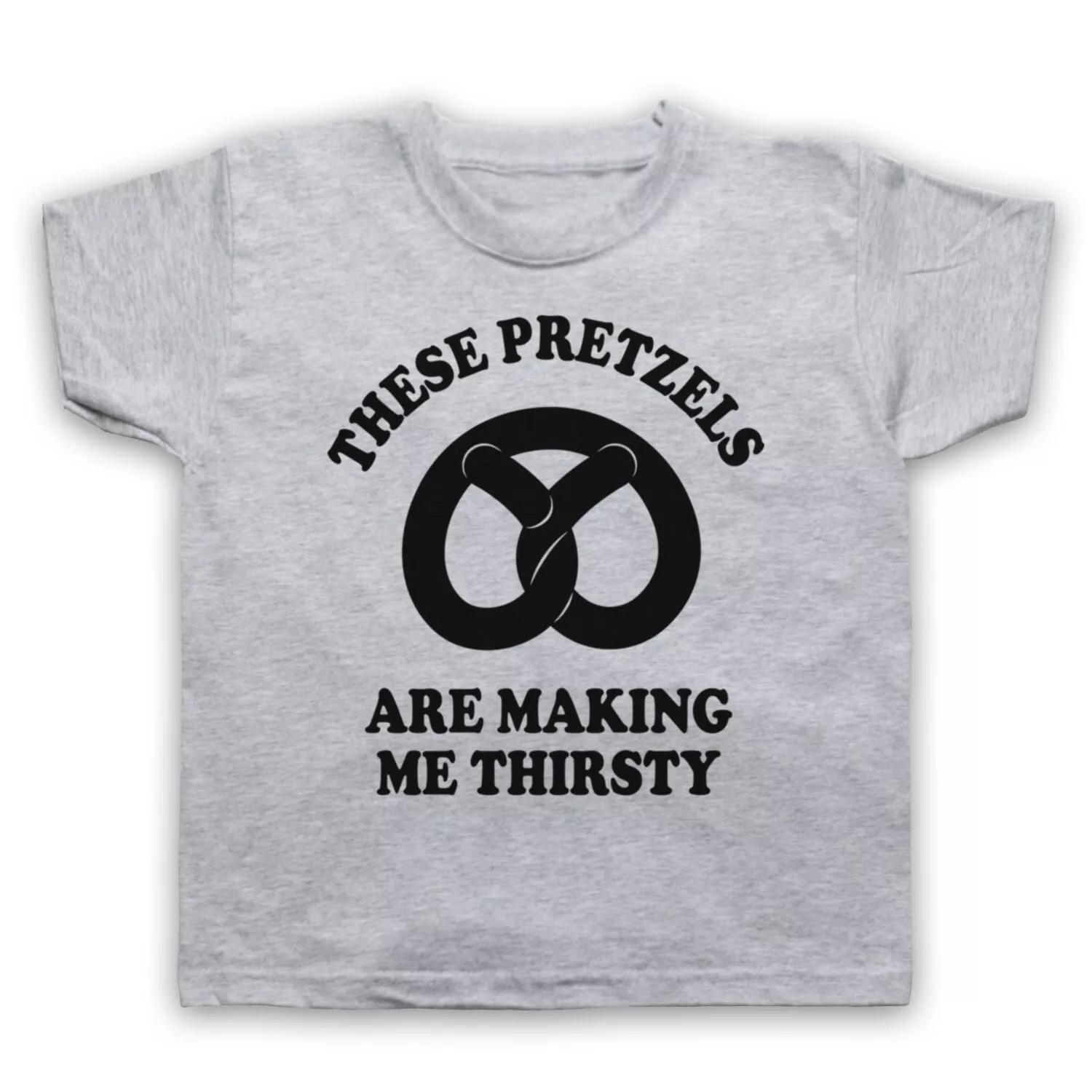 

SEINFELD THESE PRETZELS ARE MAKING ME THIRSTY KRAMER KIDS CHILDS T-shirt 160